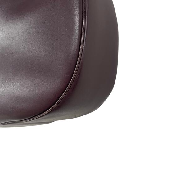 Coach Burgundy Leather Mae Hobo Bag AS IS MISSING STRAP - Picture 6 of 9